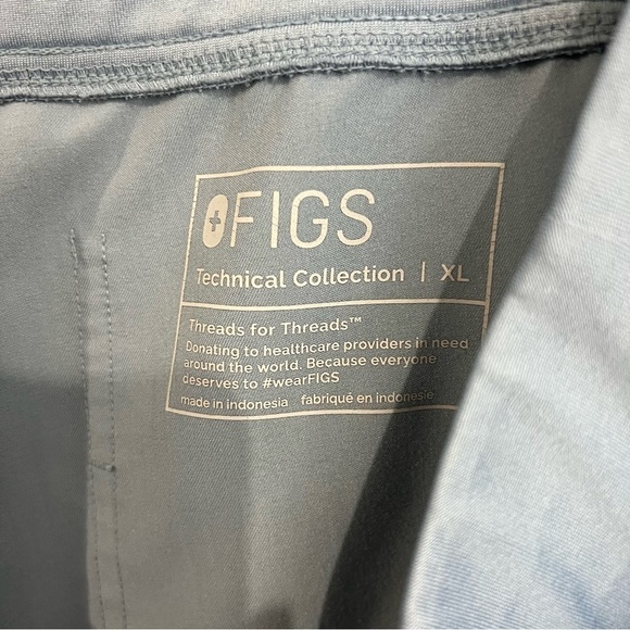 FIGS women’s technical collection joggers scrub pants XL drawstring waist - Picture 8 of 9